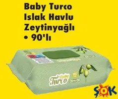 BABY TURCO ISLAK HAVLU ZEYTİNYAĞLI 90'LI